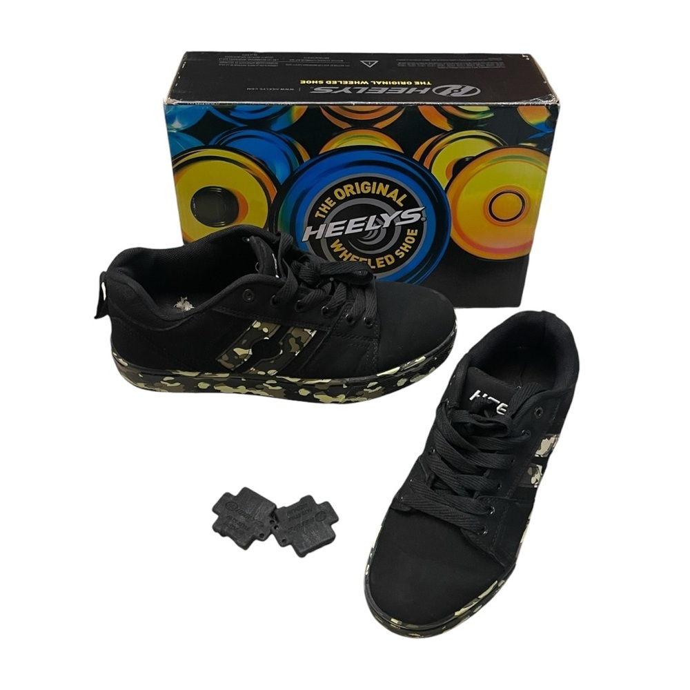 Heelys Racer 20 HES10321H Black Green Camo Skate Shoe Sneaker Men’s Size 7